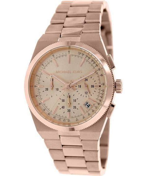 michael kors channing chronograph rose gold dial mk5927 womens watch|Michael Kors Channing Chronograph Rose Gold Tone Watch .